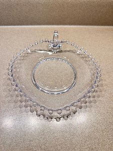 Imperial Crystal Candlewick Heart Shaped Candy Dish - Etsy
