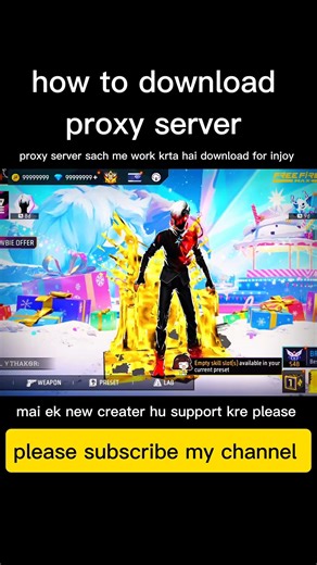 How To Download Free Fire Proxy Server 🔥 ✅ #freefire #shorts #short #ytshorts #garenafreefire