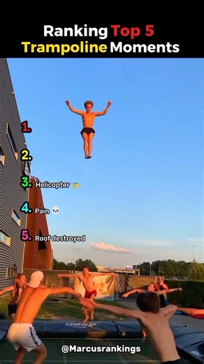 Ranking Top 5 Trampoline Moments #usa