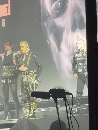 Rammstein - Till Lindemann Close Up End Show Last Asia Tour 2026 #rammstein #tilllindemann