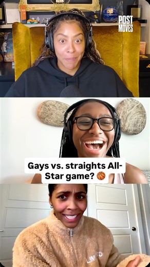 We asked Sydney Colson who she’d draft in a gays vs. straights All-Star game 😭 | Post Moves with Candace Parker & Aliyah Boston