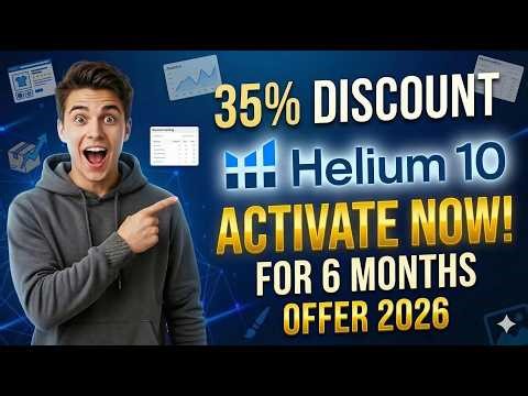 Helium 10 Coupon Code 2026 | Get 35% OFF Platinum Plan (Exclusive Deal)