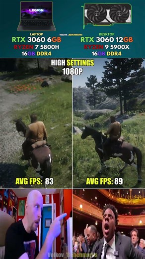 RTX 3060 Laptop vs Desktop - Is the Laptop 3060 a Scam? #pcgaming #gaming