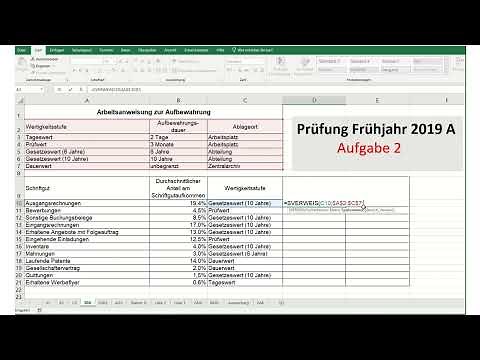 AP1 Prüfung (Kaufleute für Büromanagement) Frühjahr 2019 Version A (Aufgabe 2)