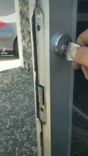 Storefront mortise cylinder replacement