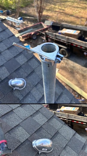Today’s episode…😊 Weatherhead, meterbase, and gable vent installed, started assembling kitchen wall cabinets. | Chamblee Construction, LLC
