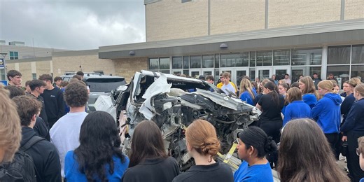 ‘This sucks, point blank’: Families use fatal Dubuque crash to show students dangers of reckless driving