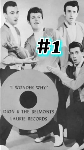 Dion & The Belmonts Greatest Song 1958 - I Wonder Why #50smusic #doowopmusic #50s