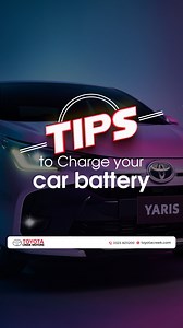 1.4K views · 15 reactions | Keep your car battery healthy by charging it in a well-ventilated area and using a quality charger with the correct voltage setting. Regularly check connections for corrosion to ensure efficient charging. Stay tuned for more such tips, and to get in touch with us, contact us at: 0323-8211200 | 0333-0180560 #TOYOTA #MoveYourWorld #toyotacreekmotors #toyotacreek #ToyotaPakistan | Toyota Creek Motors | Facebook