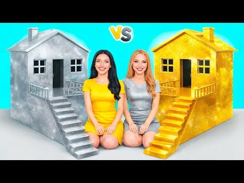Gold vs Silver Room Makeover Challenge! 🏠✨