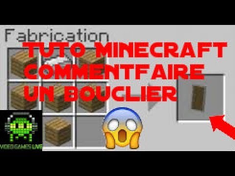 TUTO MINECRAFT: COMMENT CRAFT UN BOUCLIER SUR MINECRAFT