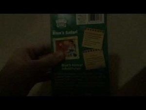 Blue’s Clues: Blue’s Safari 2000 VHS