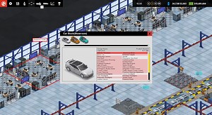 Car factory simulation game Production Line heading to Switch