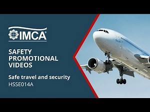 Safe travel and security – IMCA HSSE014A