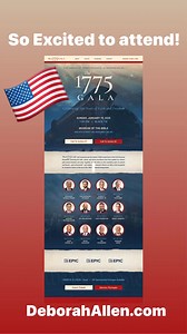 So excited to be Invited to this Most Exclusive Gala! What an amazing time of Celebration for Our Great Country!!! DC here we come! 🇺🇸♥️🇺🇸 DeborahAllen.com | Deborah Allen