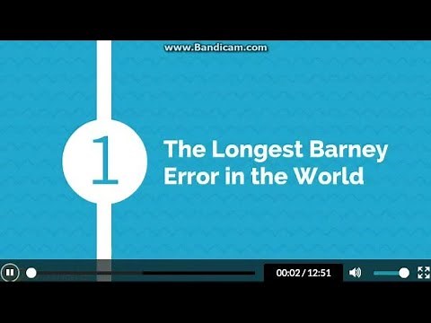 The Longest Barney Error in the World - The Movie (2 Hours and 41 Minutes / FULL VERSION)