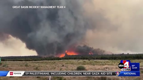 Deer Creek Fire creates vortex of flames, crews focus on securing life and property