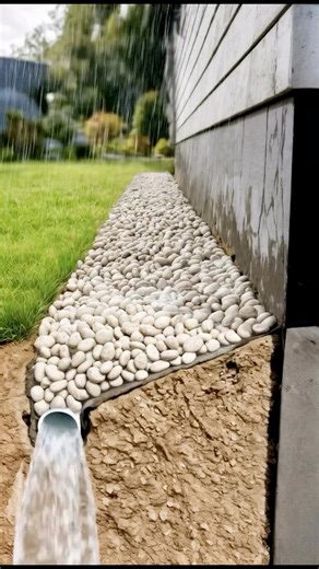 French drain system • 📼 Eli studio architect • #videosaur | Design Build powered by designosaur