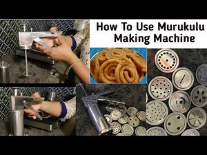 How To Use #Murukku Making Machine #Snacks Maker #Jantikalu Maker