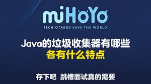 Java的垃圾收集器有哪些，各有什么特点？【Java面试禁止废话】_哔哩哔哩_bilibili