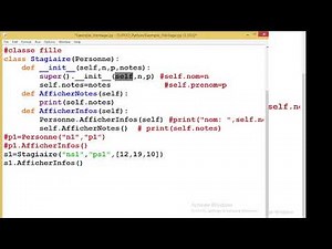 POO en python : la fonction super() en python