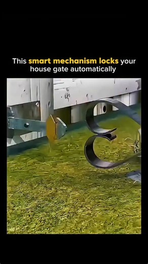 Mind sparked on Instagram: "The auto-locking gate is a brilliant example of simple mechanical engineering solving a common problem: the unsecured or forgotten gate. Instead of relying on electronics, it uses gravity, levers, and springs to automatically lock every time the gate closes. 🚪🔒 At its core, a weighted lever or spring-loaded latch stores energy as the gate swings shut. Once in position, the weight drops or the spring releases, moving a bolt or latch into the strike plate, securing th