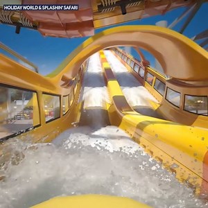A new attraction is coming to Holiday World & Splashin' Safari in 2020. Take a sneak peek at Cheetah Chase, ﻿the world's first launched, full-circuit racing water coaster ﻿💦🐆💦🎅 ---> https://bit.ly/2MHVYfB | WLKY News
