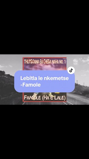 Replying to @SupeRichSA #ModoModoSA #lyricsvideo #famole #lebitlalenkemetse #basothotiktok #sesothomusic🇱🇸🇱🇸🎵🎵🎶🎼🎙 #sesotho #koriana
