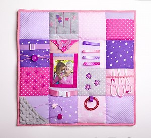 Dementia Fidget Blanket, Alzheimer's Quilt, Gift for Grandma, Lap Blanket, Sensory Help, Activity Mat for Seniors, Alzheimer's Gift - Etsy