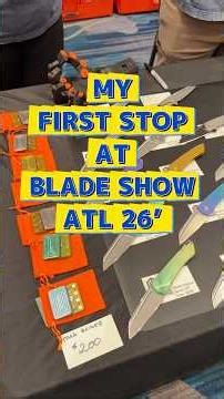 My first knife haul from Blade Show Atlanta #bladeshow #shorts #blade