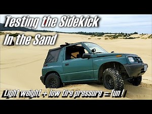 Testing the Sidekick in the Sand - Exploring the Oregon Dunes in the Suzuki Sidekick / Geo Tracker