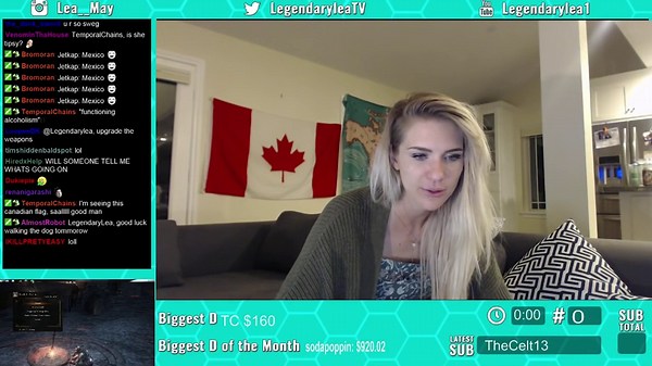 Legendary Lea banned from Twitch following accidental flash