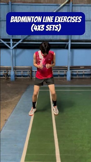 Badminton Line Footwork Exercises