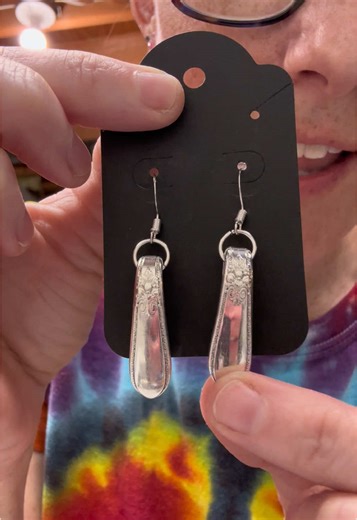Create Unique Spoon Earrings from Silverware