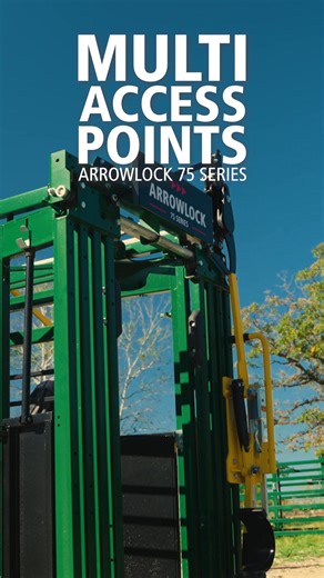 Why does the Arrowquip 75 Series give you the best bang for your buck? -- multi access points -- complete side access -- reach the animal front to back & top to bottom -- have 100% control, 100% of the time! | Abingdon Equipment Co Inc