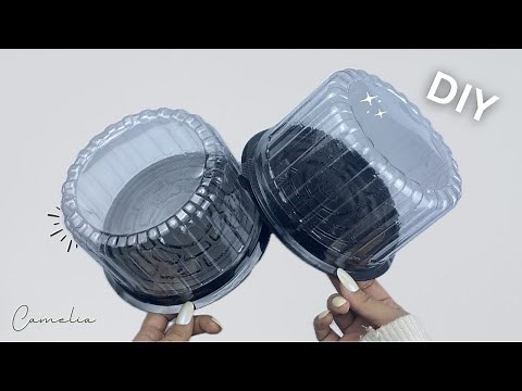 Don't throw away the cake containers! See WHAT you can make from them | DIY Craft Idea