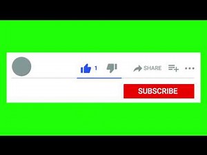 Youtube Like and Subscribe - No Copyright Stock Video HD