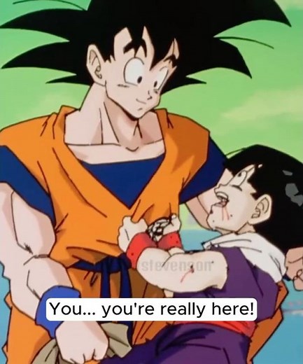 Goku’s Epic Arrival Saving Vegeta & Gohan with Senzu Beans!