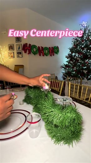 Christmas centerpiece tutorial