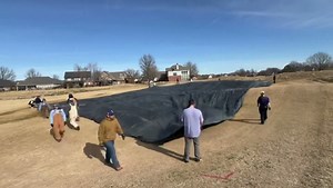 Bailey Ranch Golf Club green covering timelapse