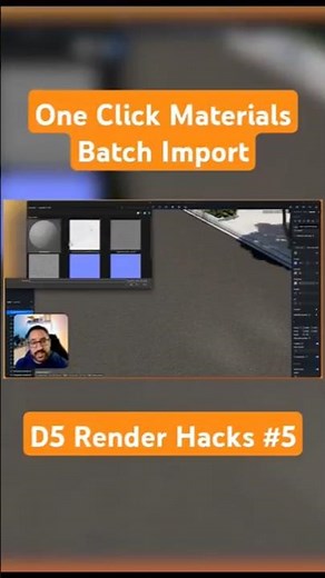 D5 Render Hack: One Click Materials
