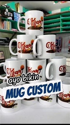 Proses Bikin Mug Custom #mugcustom #souvenir #kadokekinian #printing #percetakan #shorts