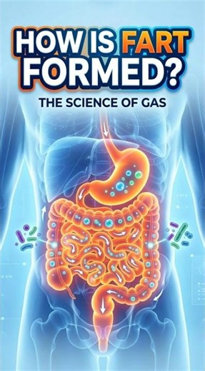 How Is Fart Formed and How Does It Pass? | The Science of Intestinal Gas #DigestiveSystem #GutHealth
