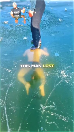 Peakzmotivation™ on Instagram: "He Got TRAPPED Under the Ice😨🧊"