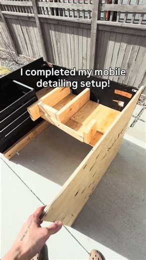 Mobile detailing setup in an SUV (Completely Mobile) #shorts