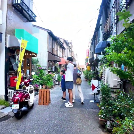 Tokyo Nippori 👍 Backstreets 💖 Break time #shorts