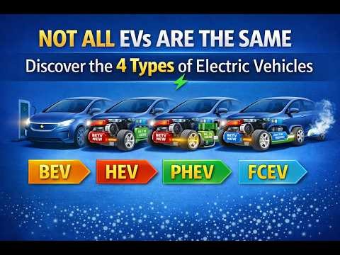 Not all EVs are the same. Discover the 4 types of electric vehicles