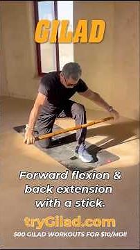 Forward Flexion and Back Extension with a Stick