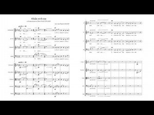 Abide with me | SATB choir & strings | flowing score