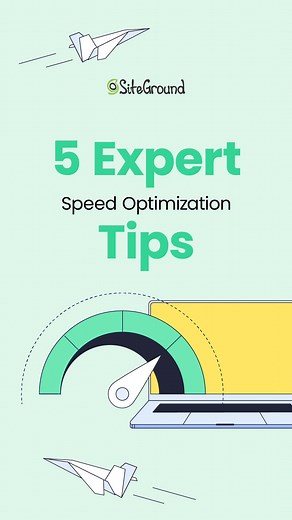 168K views · 23 reactions | Not sure where to start when optimizing your site speed?  Let us help! 珞  Watch our video for 5 expert tips from the SiteGround team. #SiteGround #SiteSpeed #WebsiteSpeed #WebsiteSpeedOptimization #ExpertTips | SiteGround | Facebook